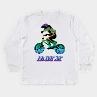 bmx Kids Long Sleeve T-Shirt